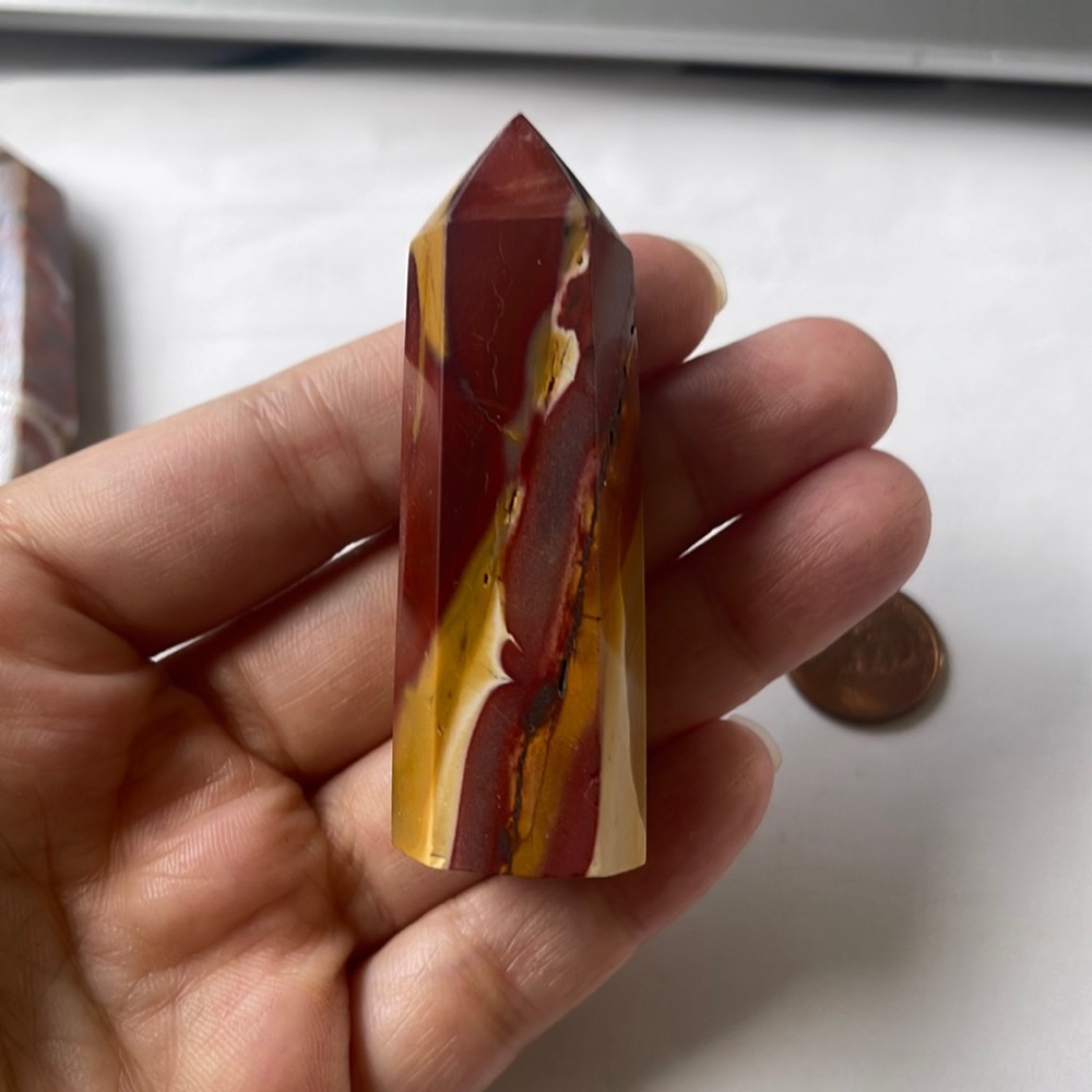 Mookaite crystal tower